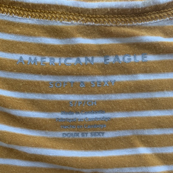 American Eagle Soft & Sexy Stripped Tee - Picture 2 of 3